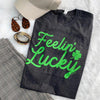 Bjaxx Lucky &amp; Blessed Feelin Lucky Irish Front Print Unisex T-Shirt