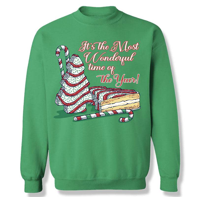 SALE Sassy Frass Most Wonderful Time Holiday Long Sleeve  Sweatshirt