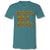 Sassy Frass North Carolina Leopard V-Neck Blue Canvas T-Shirt