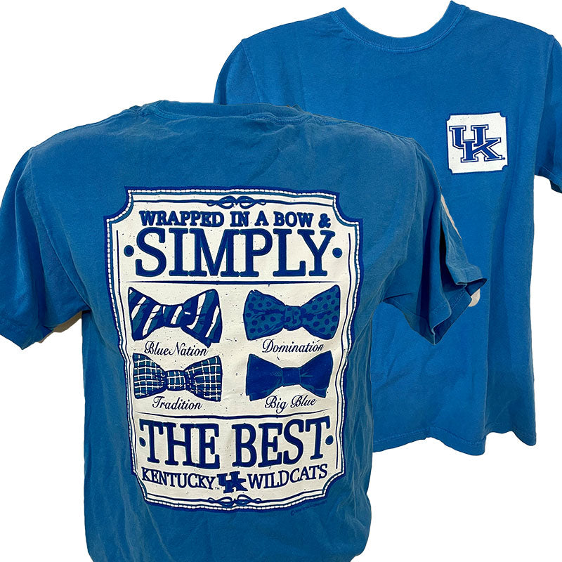 UK Kentucky Simply The Best Bows Comfort Colors T-Shirt