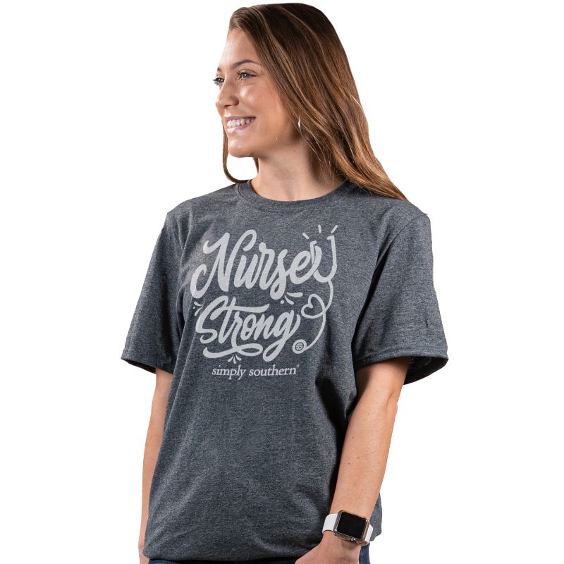 Simply Southern Vintage Collection Nurses Strong T-Shirt
