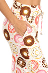 Donut Print Comfortable Soft Lounge Pajama Pants
