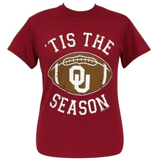 Oklahoma Sooners Preppy Tis the Season T-Shirt