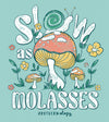 Southernology Snail Slow as Molasses Comfort Colors T-Shirt