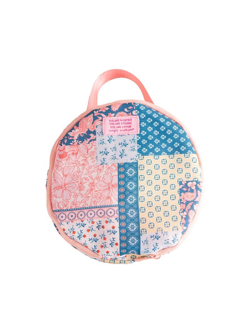 Simply Southern Preppy Patterns Pop Up Tote Bag