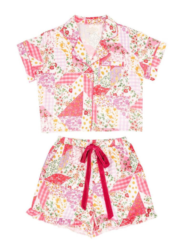 Simply Southern WTM PJ Shorts &amp; Button Top Set
