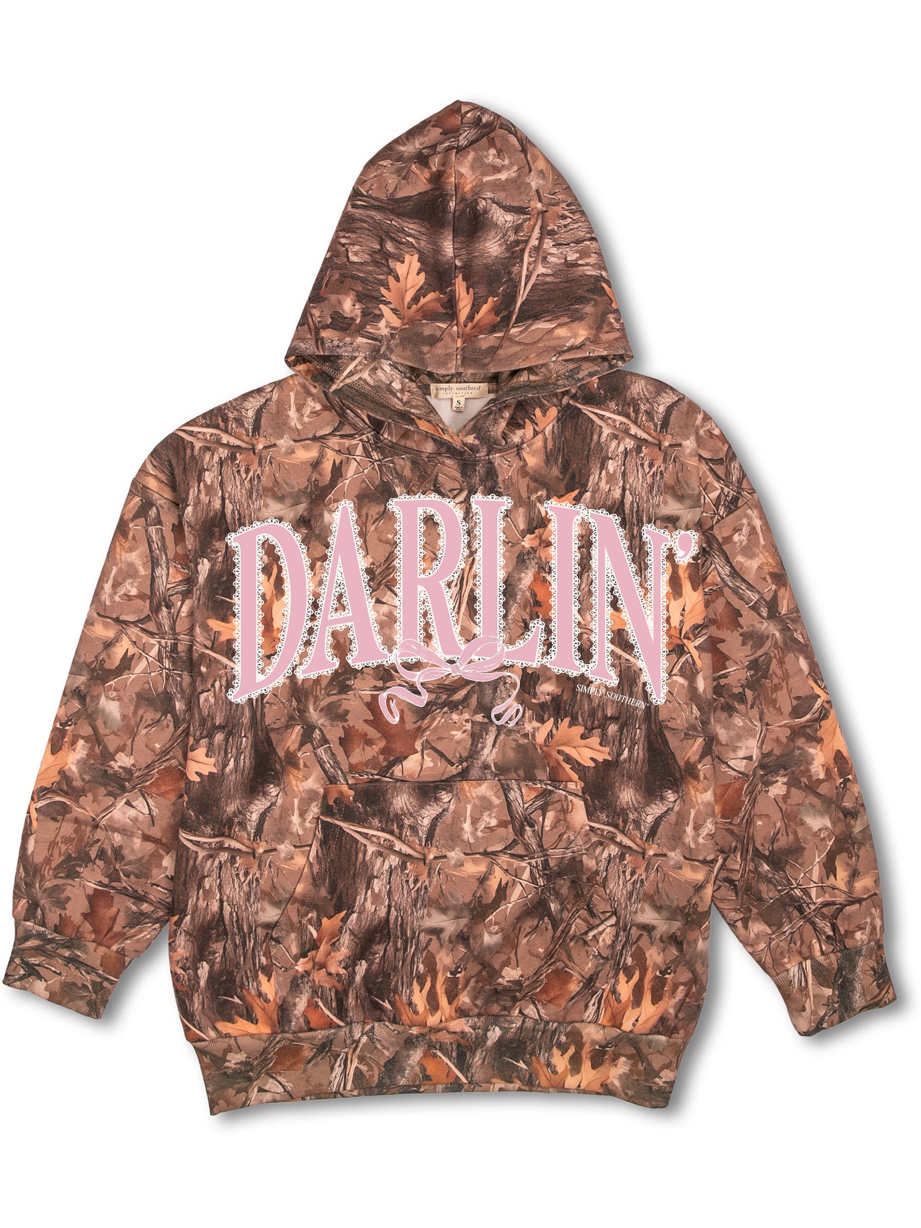 Simply Southern Darlin Camo Long Sleeve Hoodie