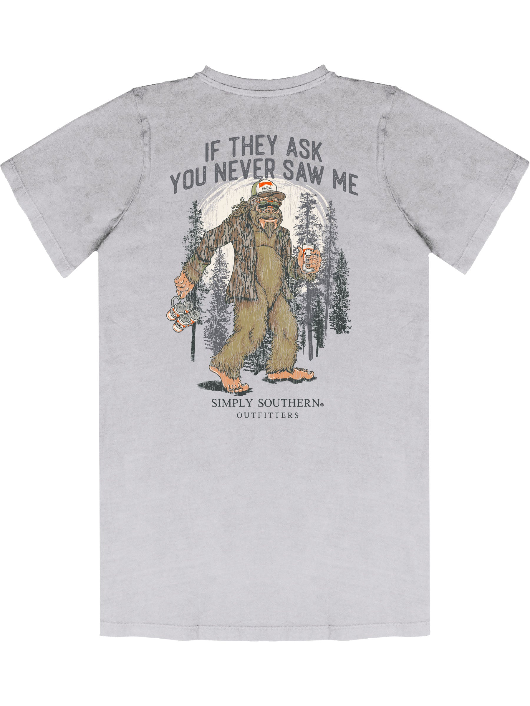 Simply Southern Big Foot Washed Shadow Unisex T-Shirt