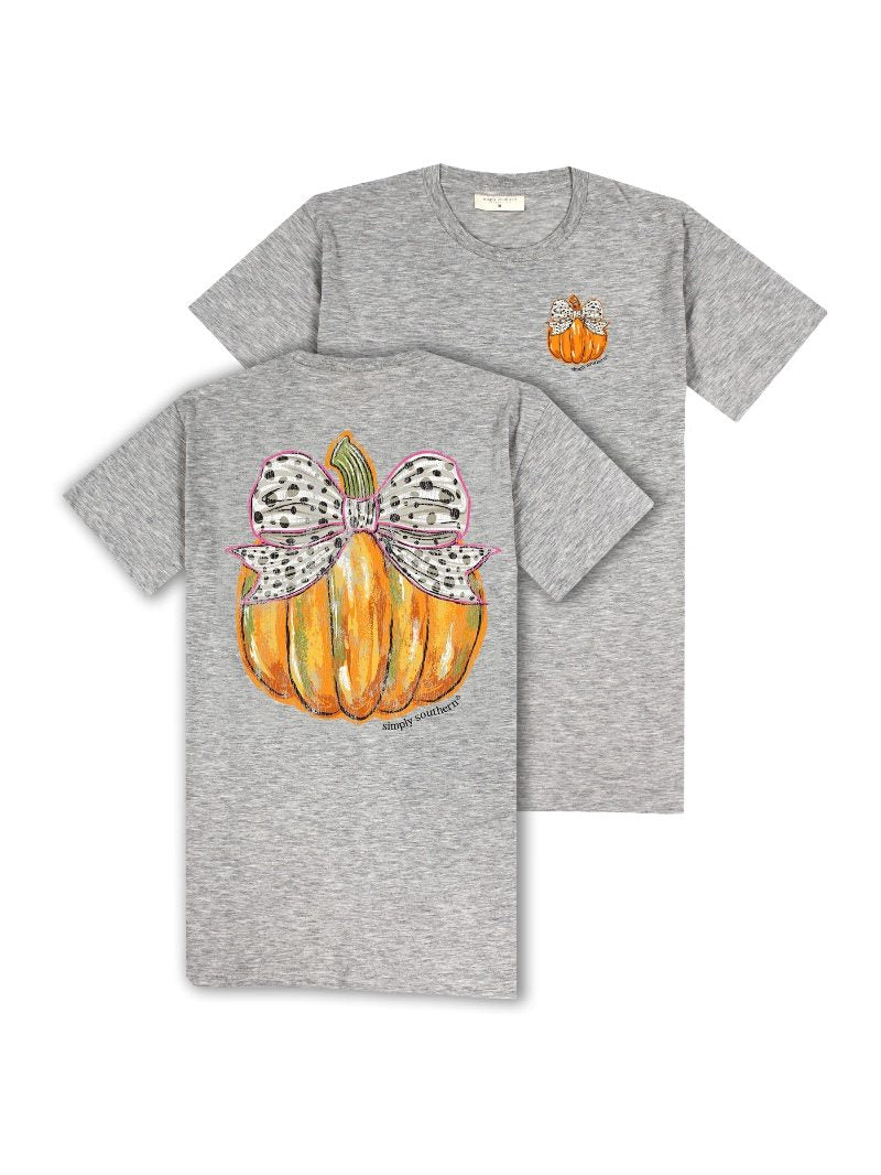 Simply Southern Bow Pumpkin Fall T-Shirt