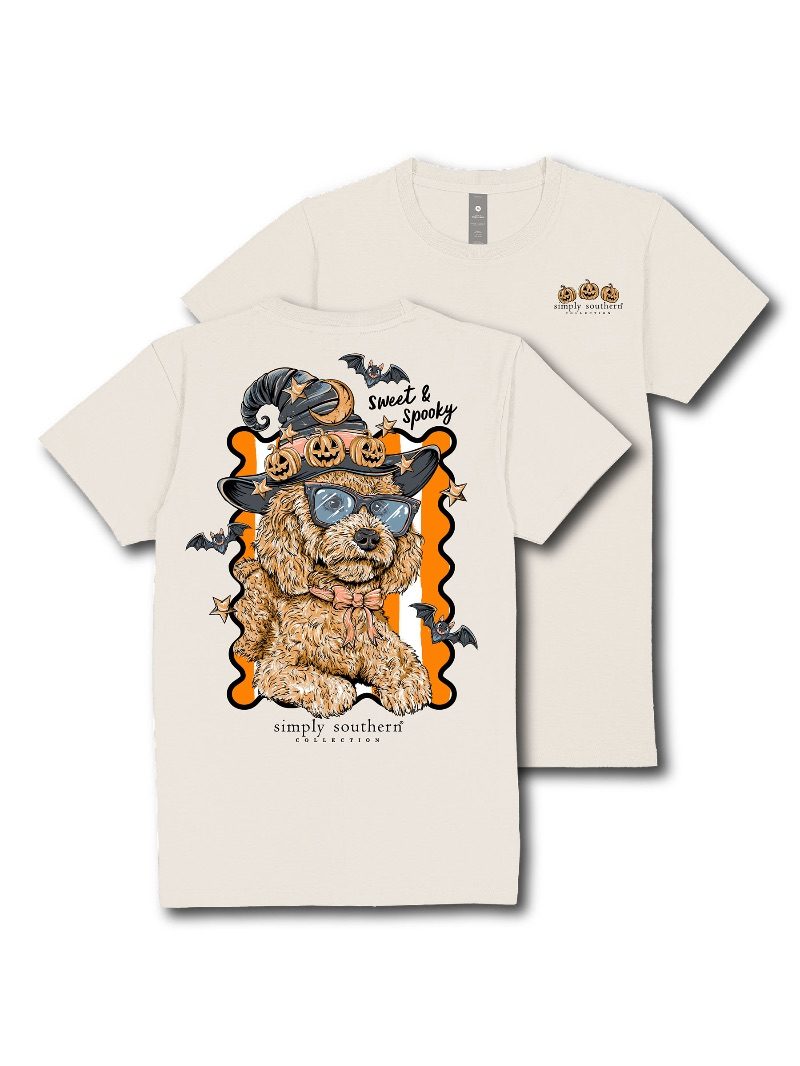 Simply Southern Dog Sweet &amp; Spooky Fall T-Shirt