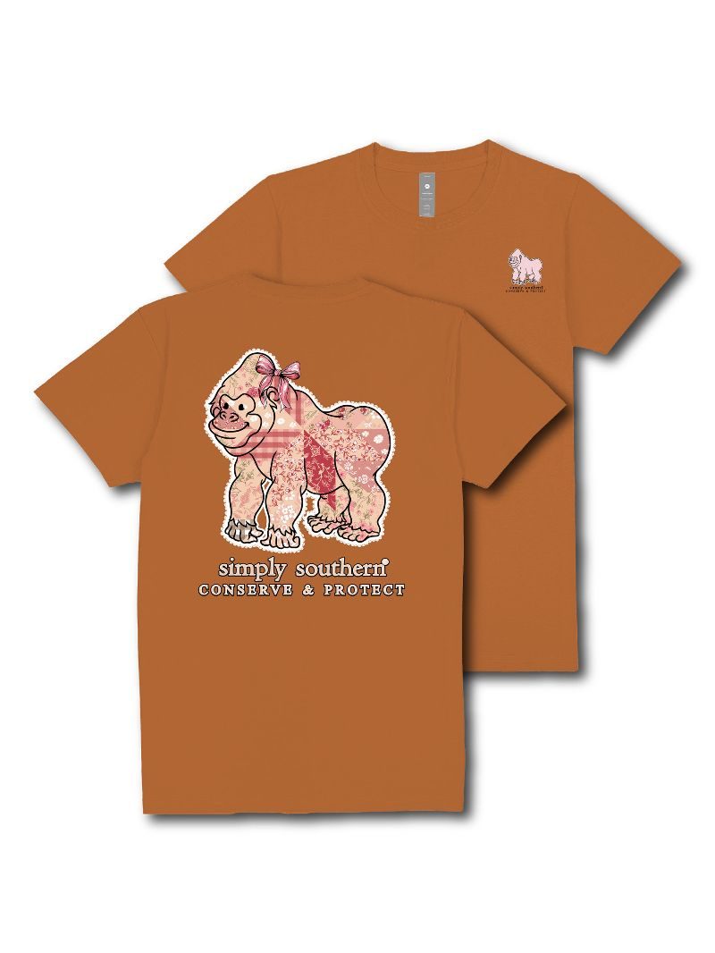 Simply Southern Gorilla Tracker Patch T-Shirt