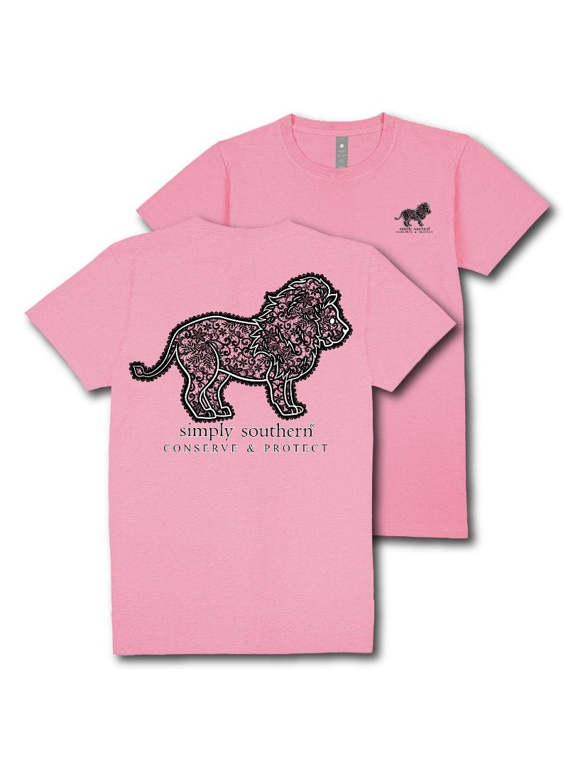 Simply Southern Lion Tracker Lace T-Shirt