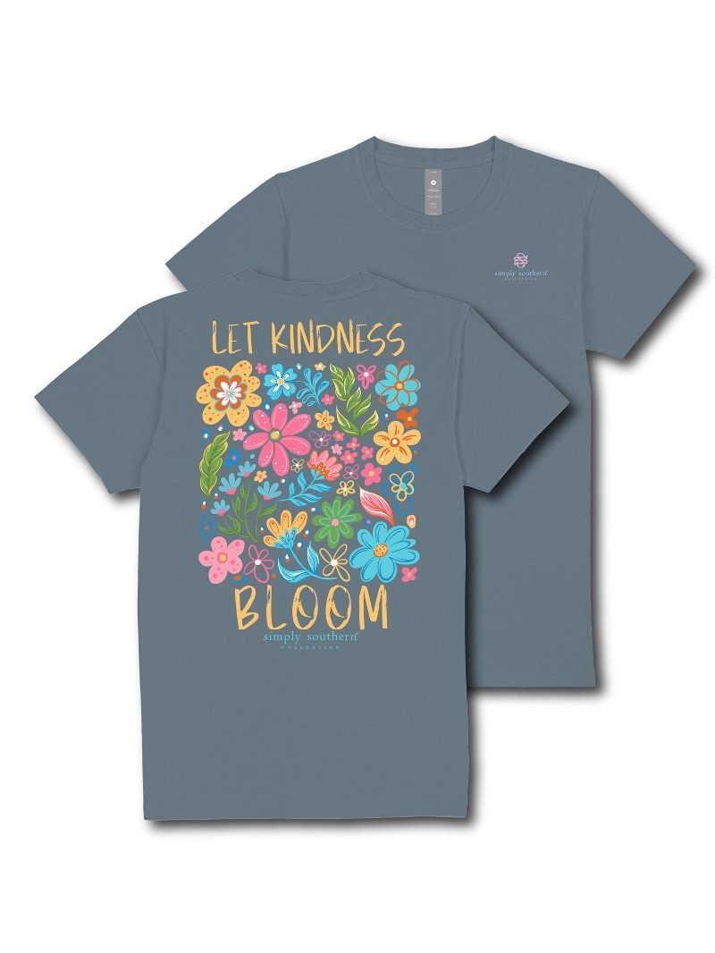 Simply Southern Kindness Blooms Flowers T-Shirt