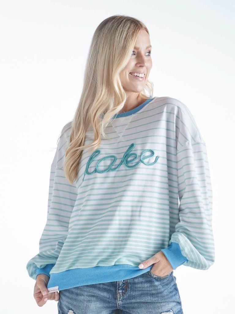 Simply Southern Lake French Terry Long Sleeve Sweatshirt