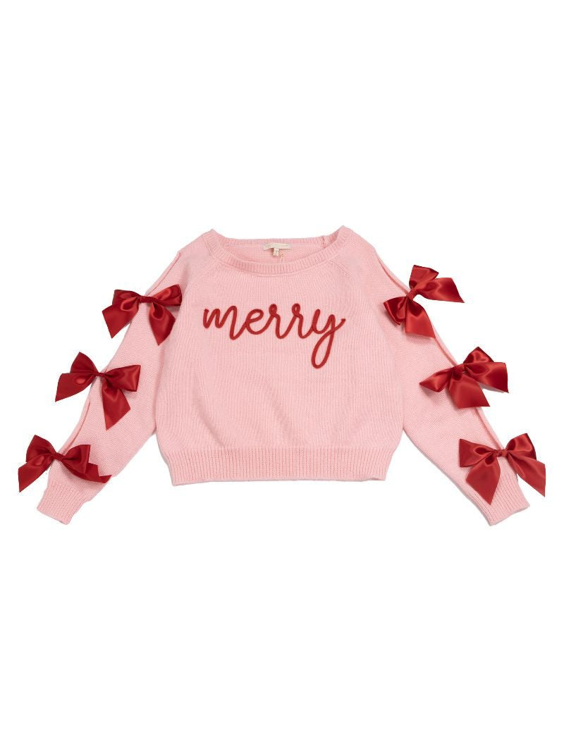 Simply Southern Merry Holiday Long Sleeve Eyva Sweater