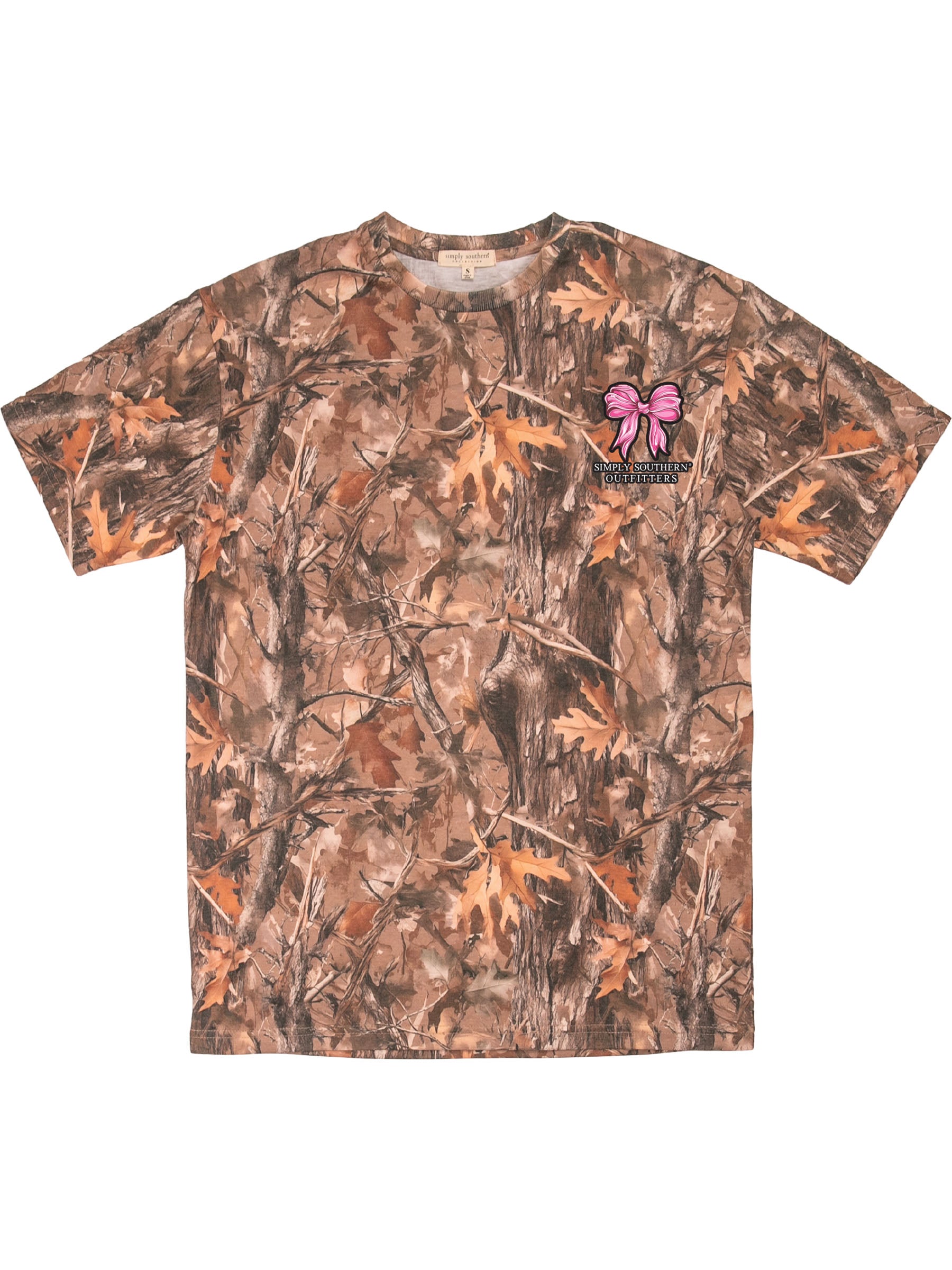 Simply Southern Pink Bows Camo T-Shirt