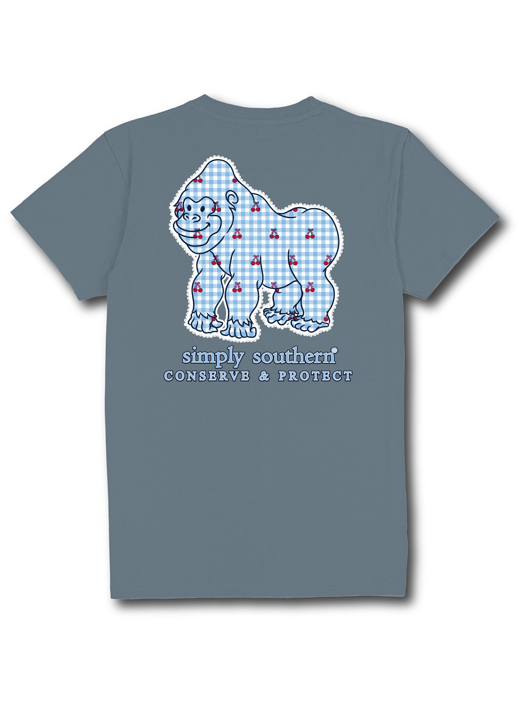 Simply Southern Gorilla Tracker Cherry T-Shirt