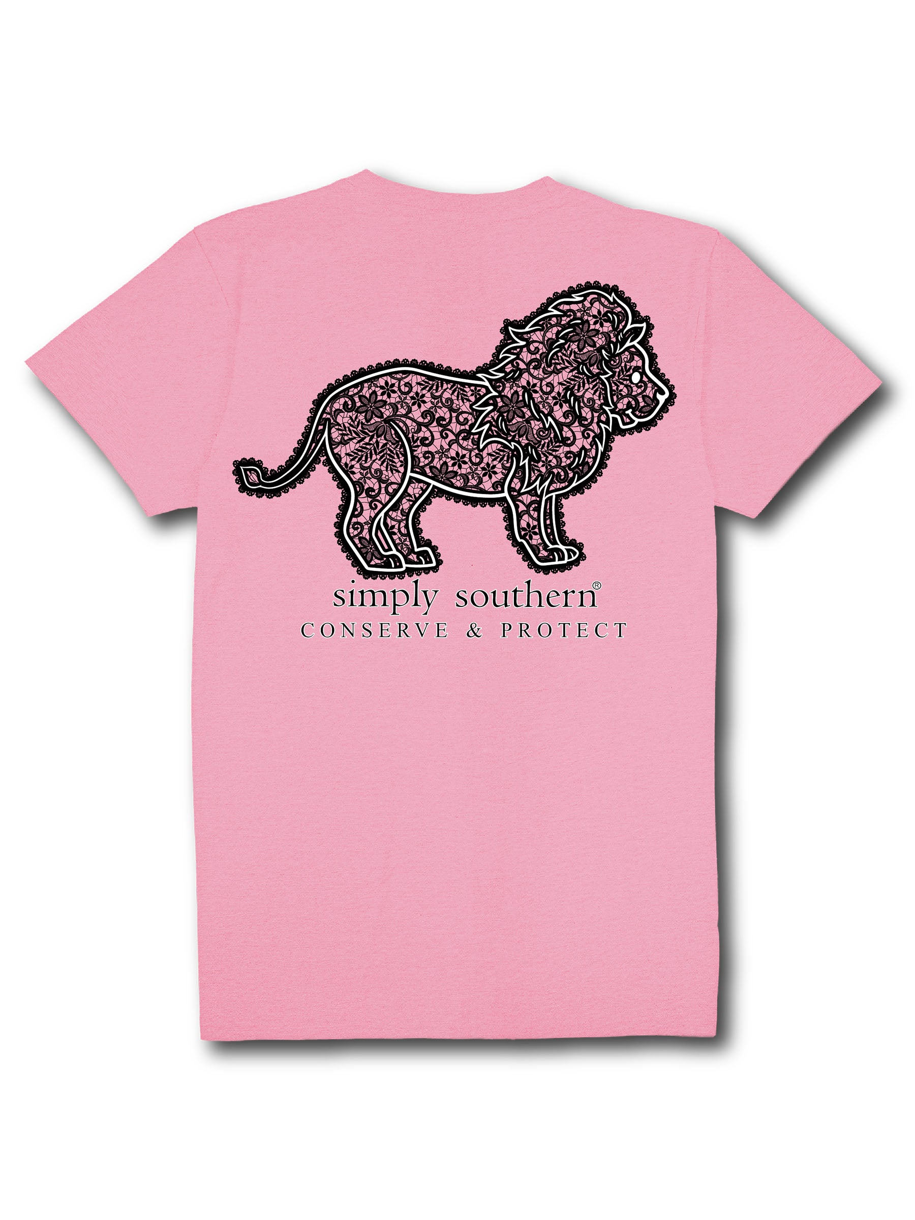 Simply Southern Lion Tracker Lace T-Shirt