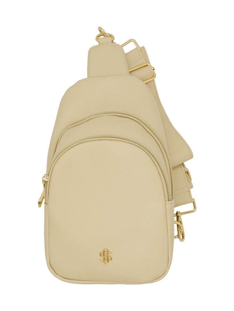 classic sling leather backpack Simply Southern Classic Leather Sling Bag