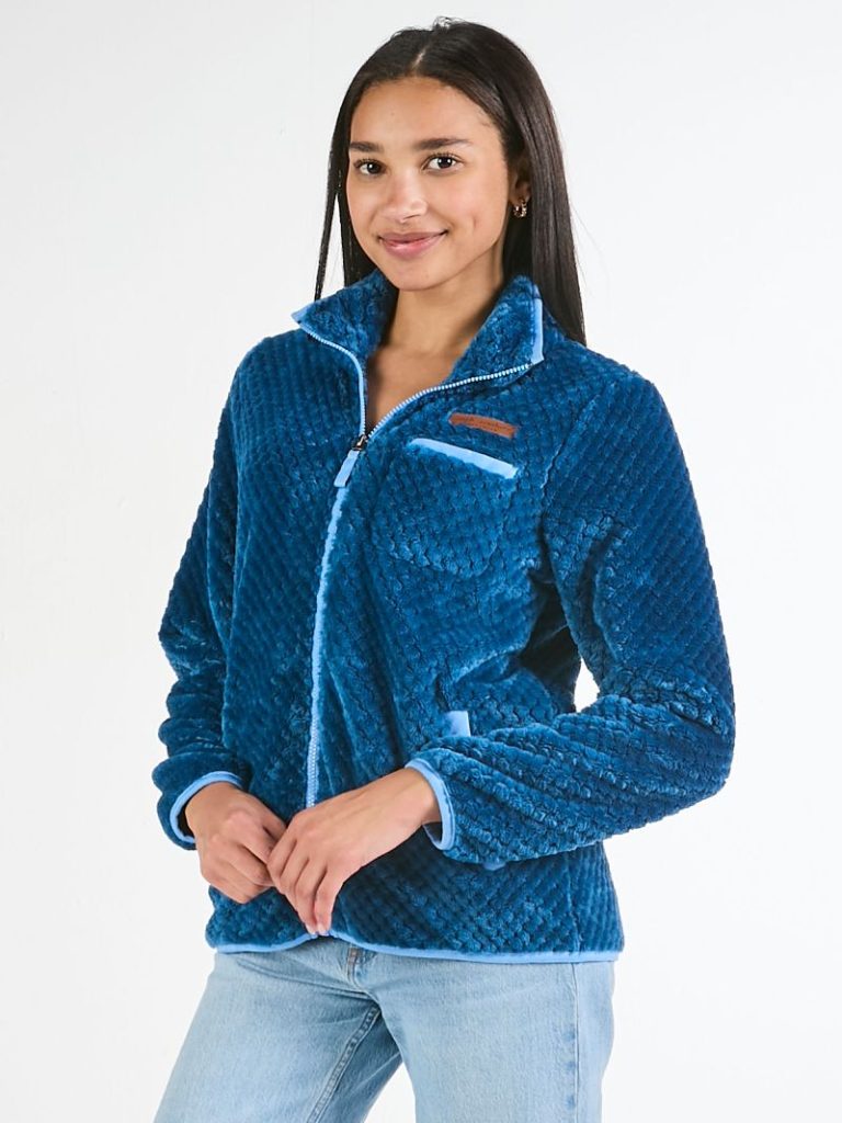 Simply Southern 0225 Soft Sherpa Full Zip Long Sleeve Jacket