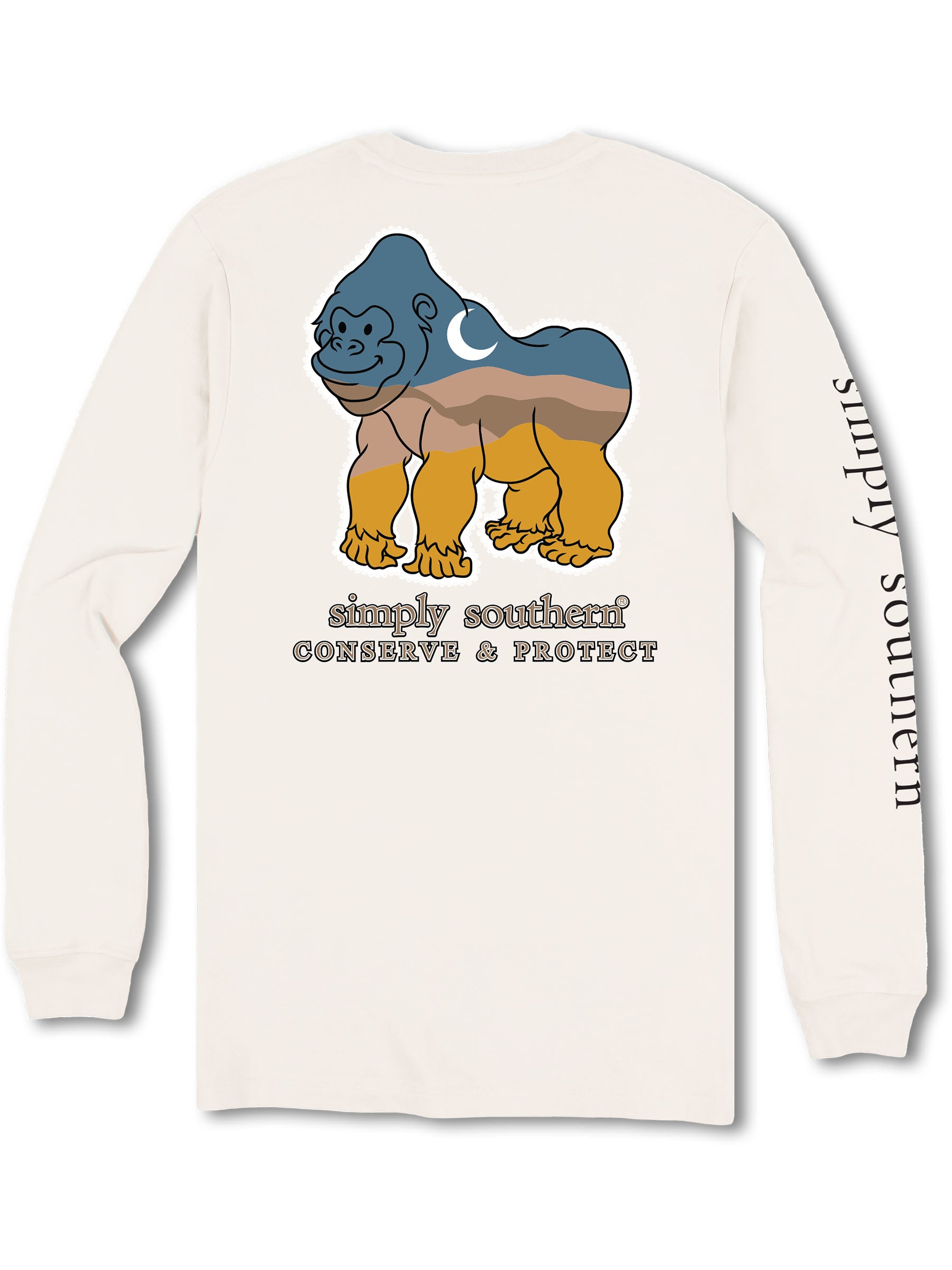 Simply Southern Gorilla Tracker Mountain Long Sleeve T-Shirt