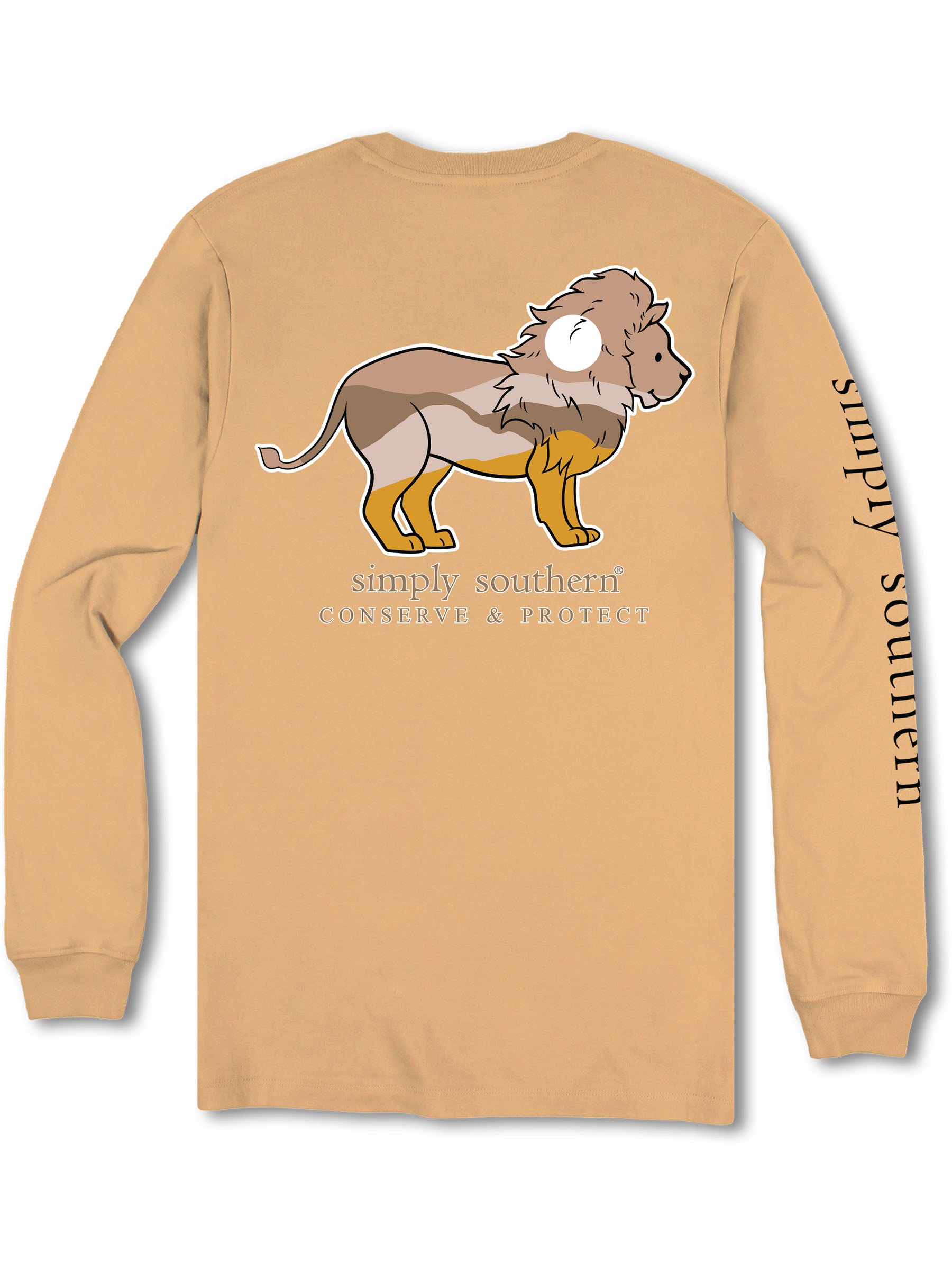 Simply Southern Lion Tracker Mountain Long Sleeve T-Shirt