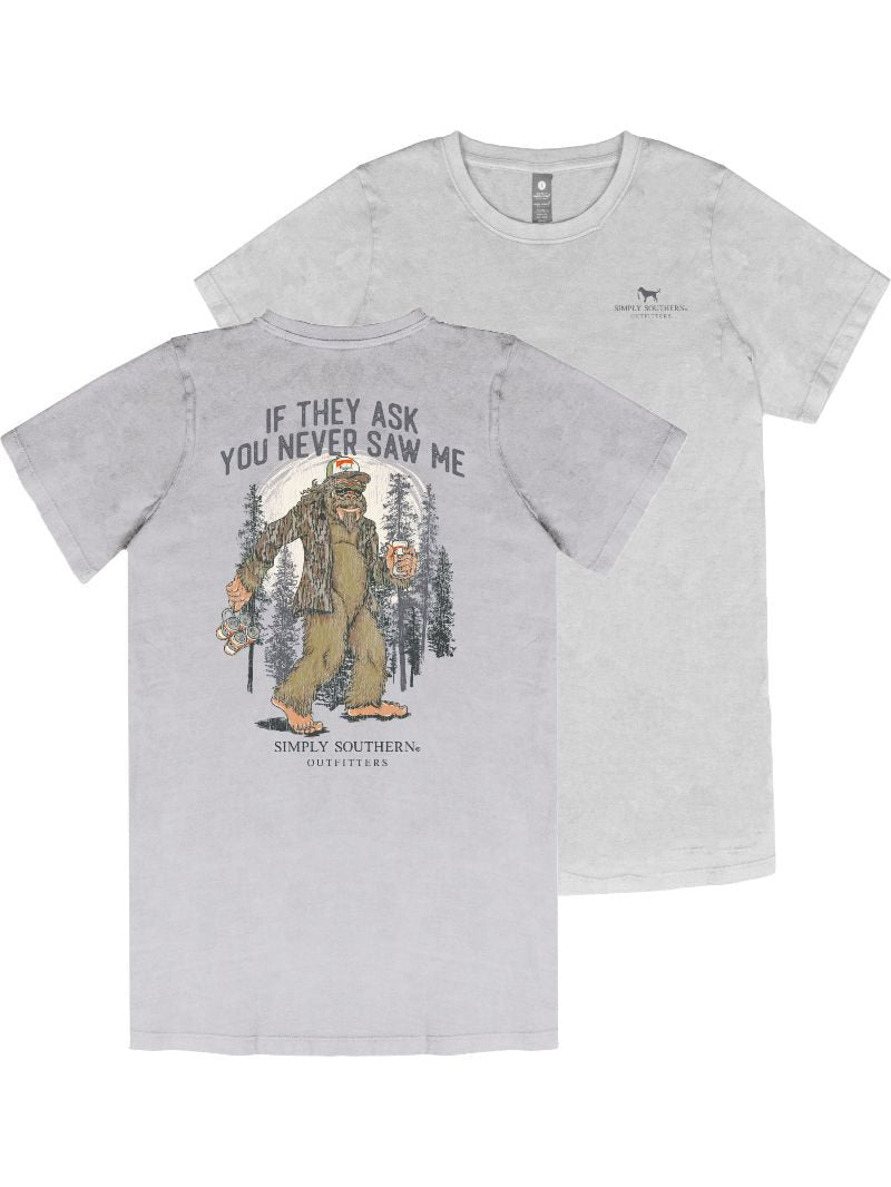 Simply Southern Big Foot Washed Shadow Unisex T-Shirt
