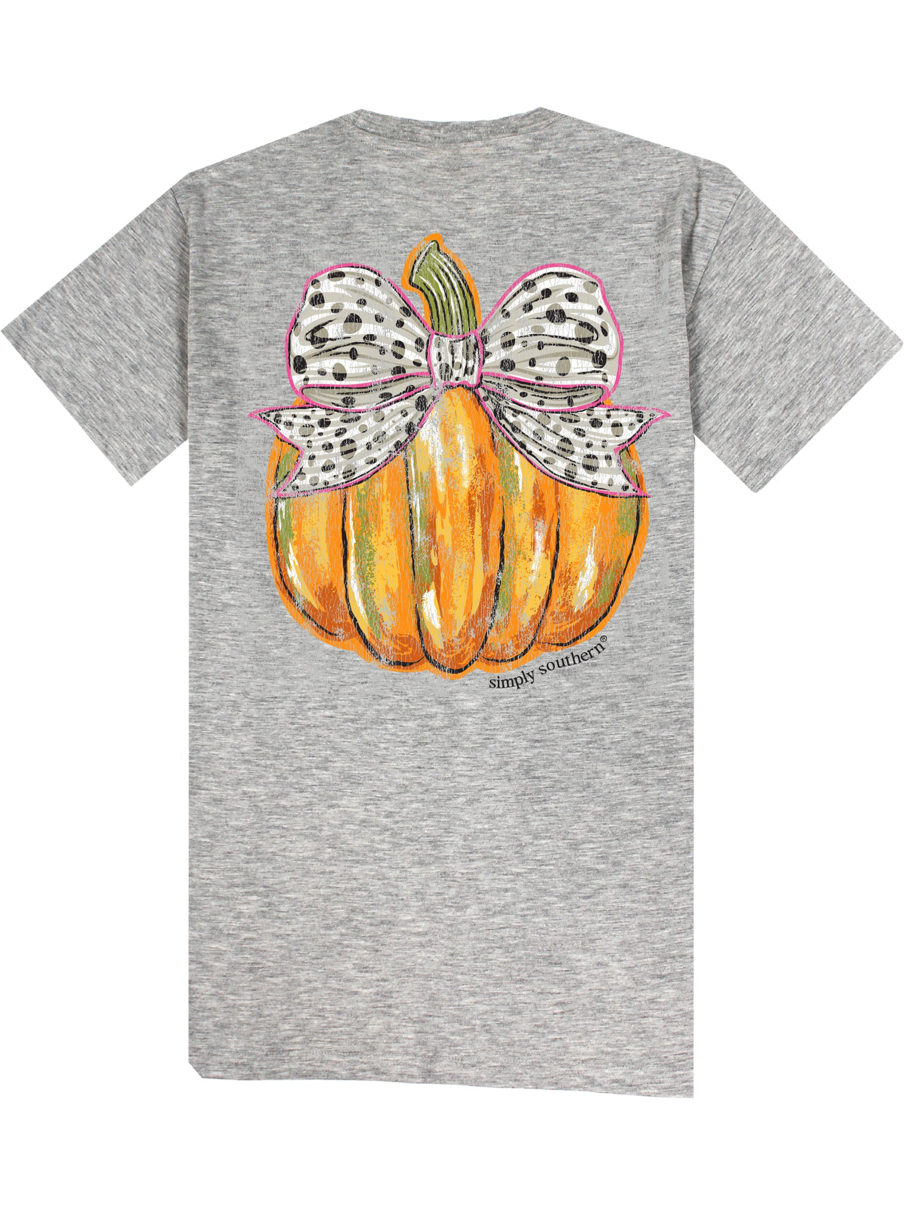 Simply Southern Bow Pumpkin Fall T-Shirt