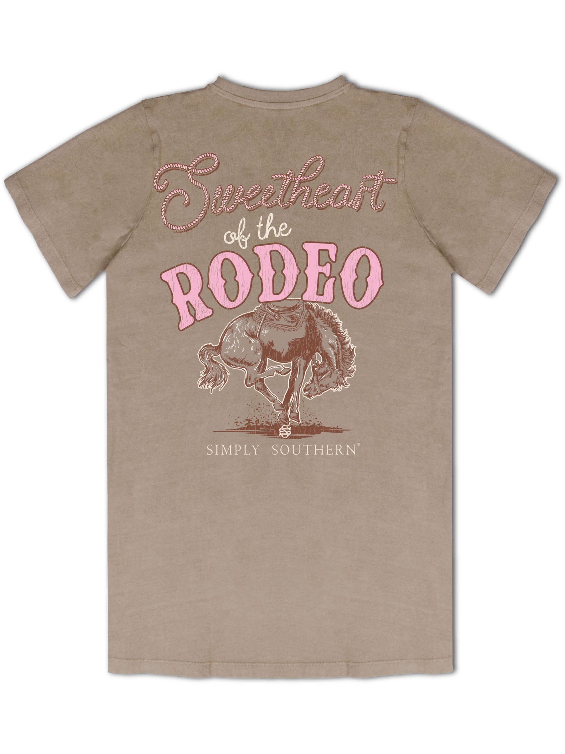Simply Southern Rodeo Horse Washed Umber T-Shirt