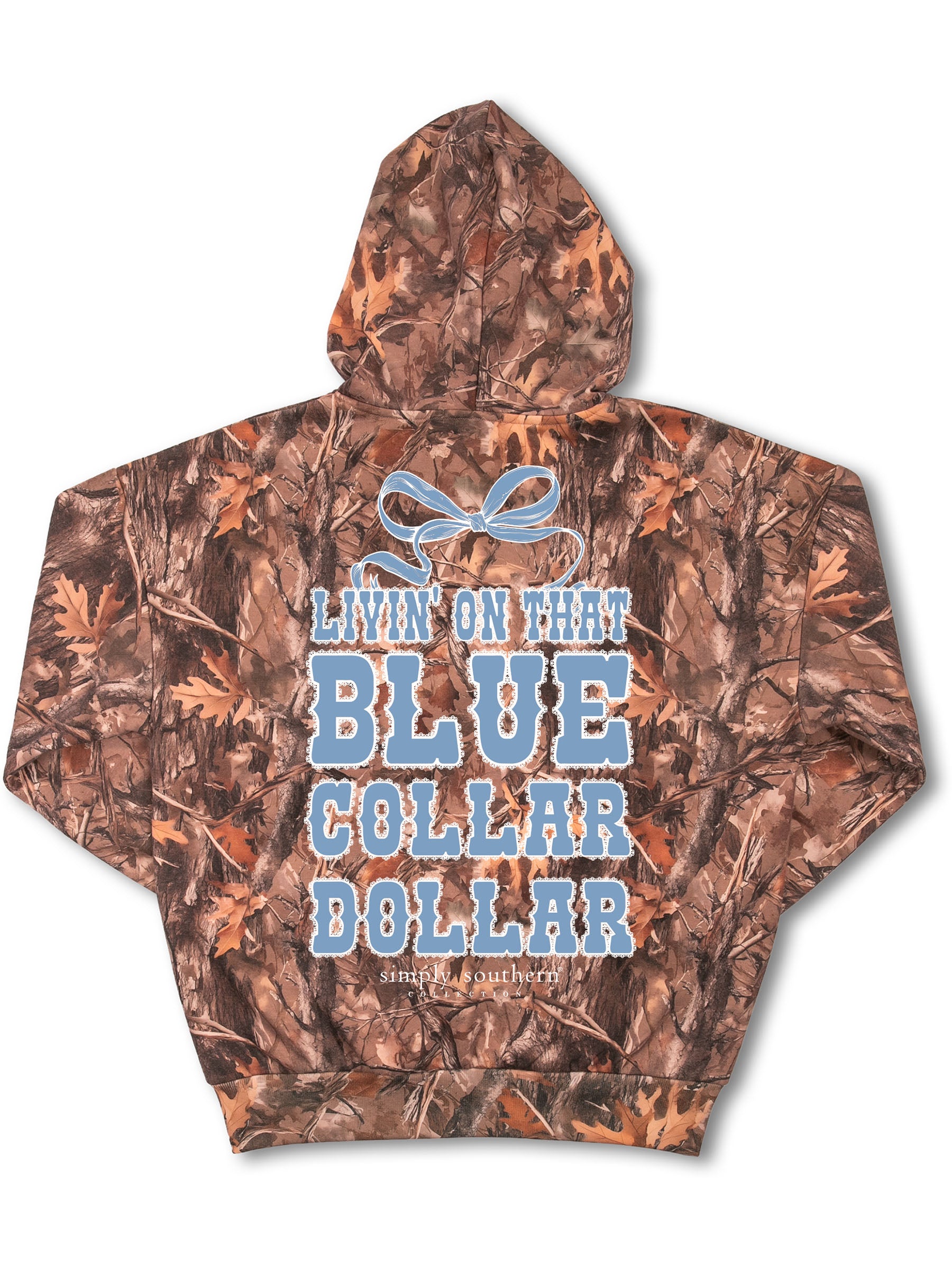 Simply Southern Dollar Camo Long Sleeve Hoodie