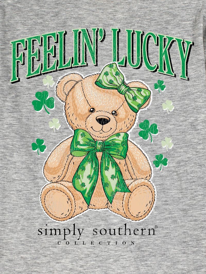 Simply Southern Lucky Teddy Irish T-Shirt