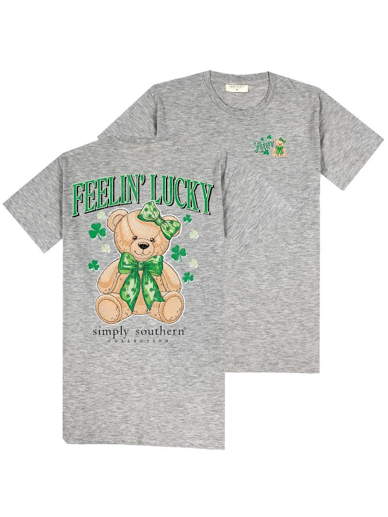Simply Southern Lucky Teddy Irish T-Shirt
