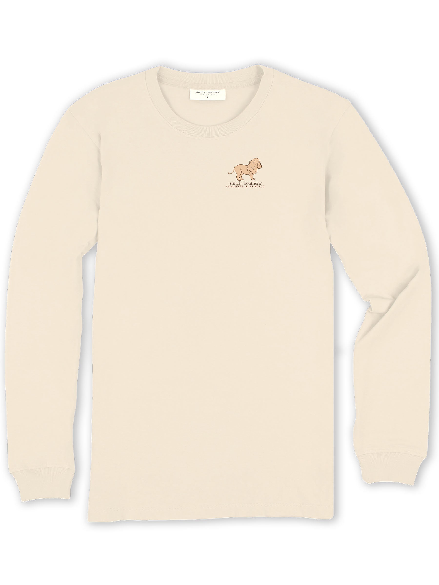 Simply Southern Lion Tracker Be Brave Long Sleeve T-Shirt