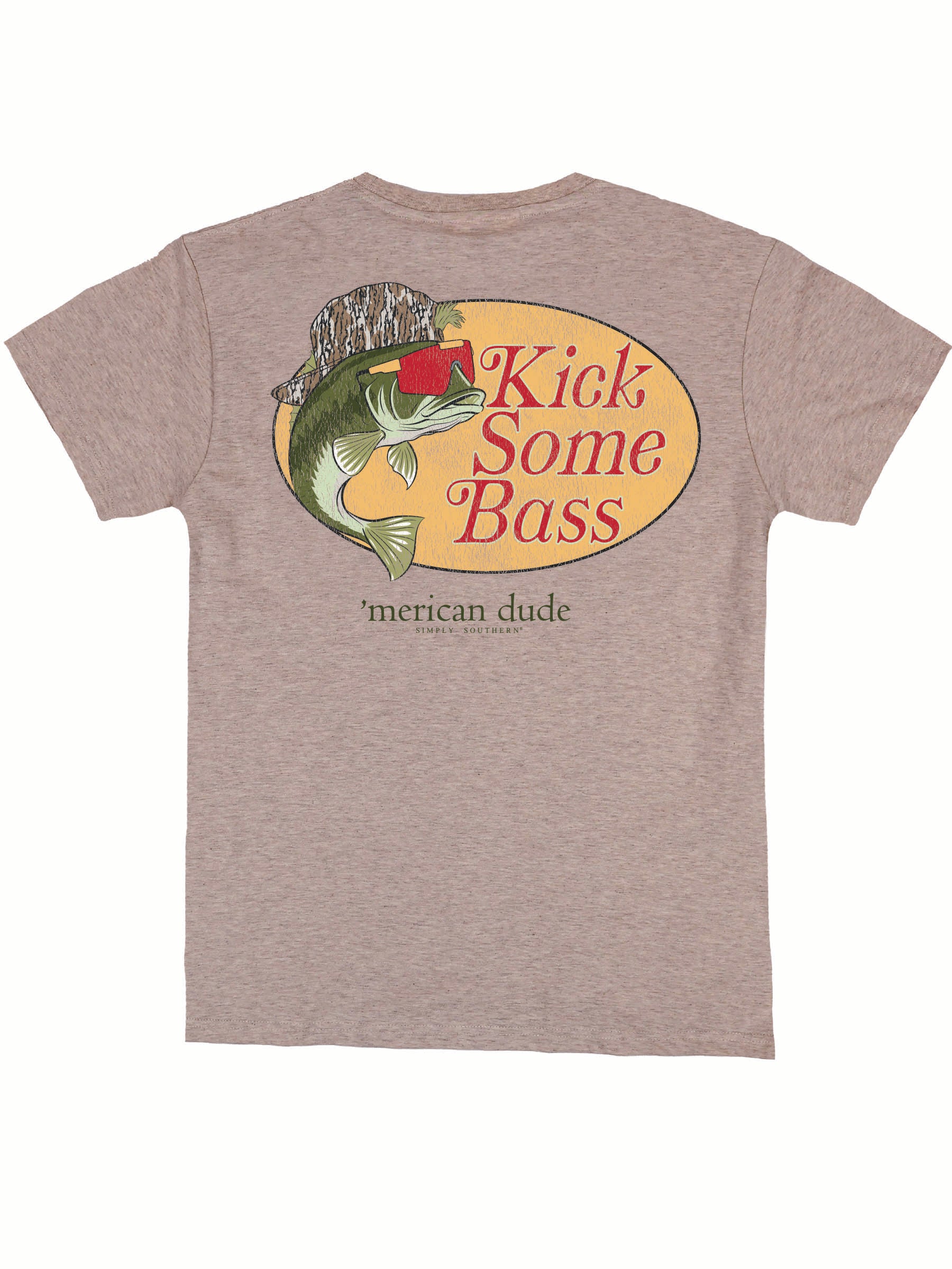 Simply Southern Merican Dude Kick Bass Unisex T-Shirt