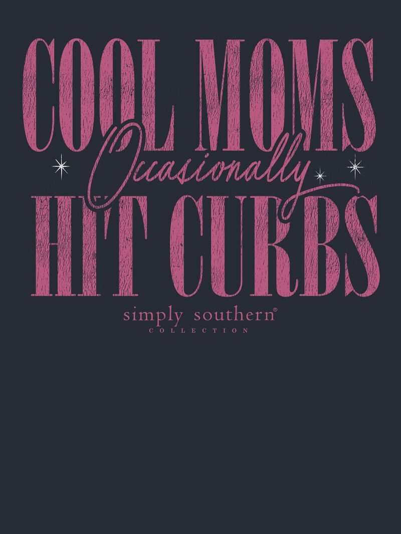 Simply Southern Cool Moms Long Sleeve Crew Sweatshirt