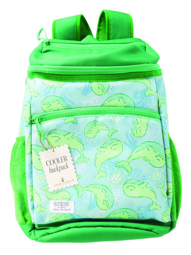 Simply Southern Preppy Pattern Large Cooler Backpack Bag