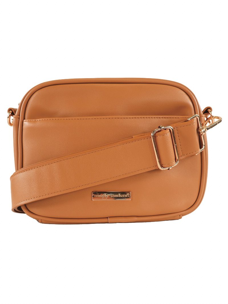 Simply Southern Classic Leather Ibza Cross Body Bag