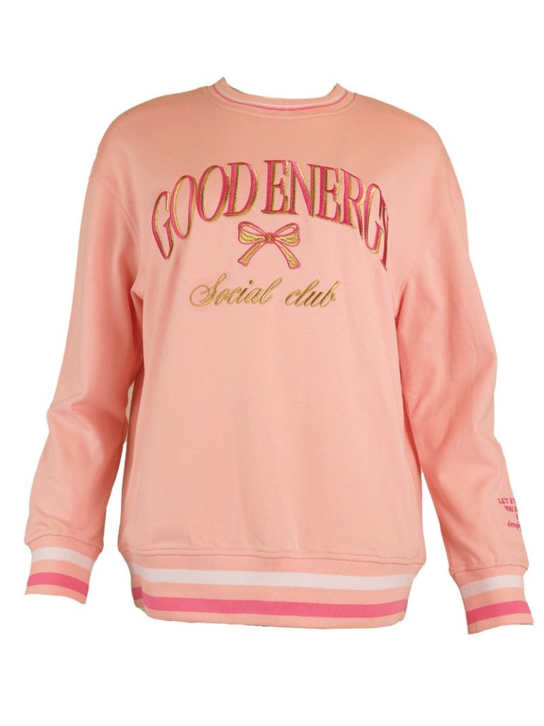 Simply Southern Energy Varsity Crew Sweatshirt