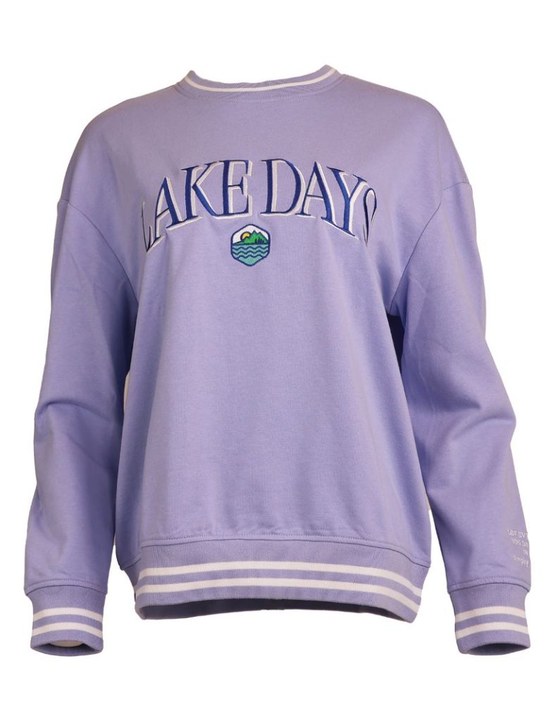 Simply Southern Lake Varsity Crew Sweatshirt