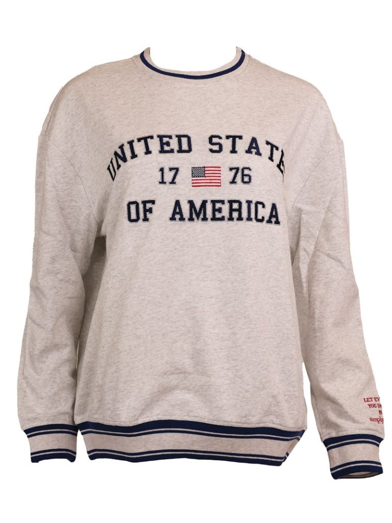 Simply Southern USA 1776 Varsity Crew Sweatshirt