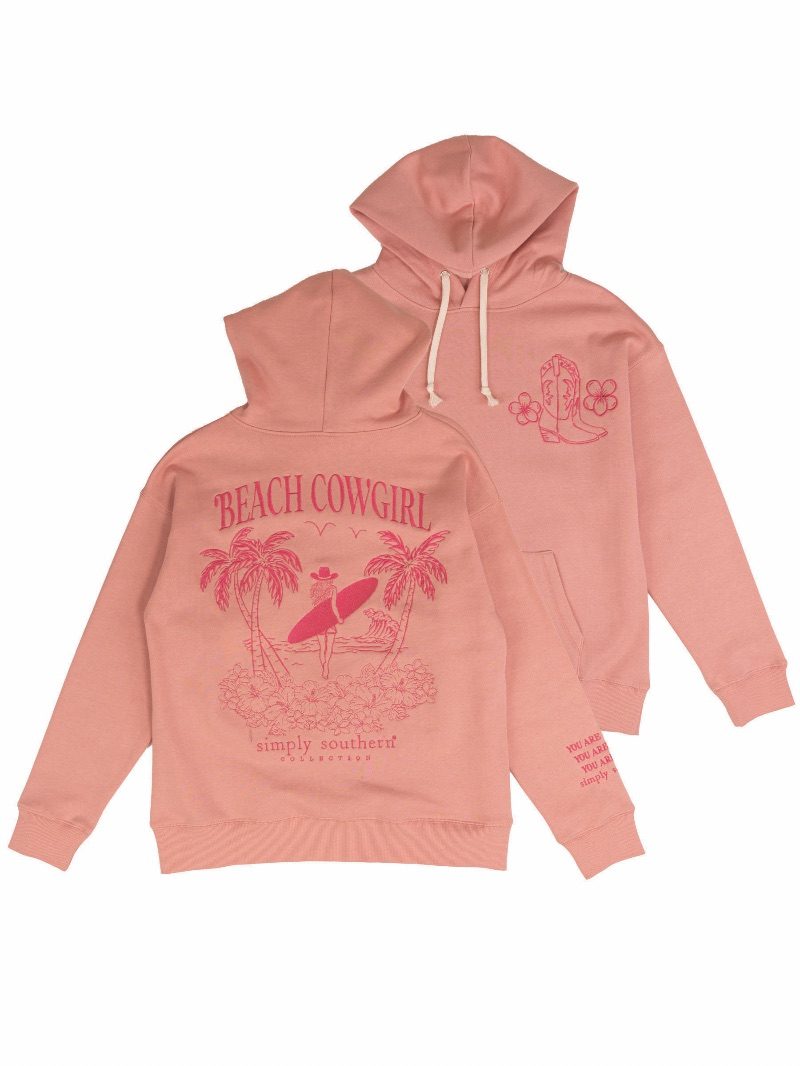 Simply Southern Cowgirl Embroidered Long Sleeve Hoodie