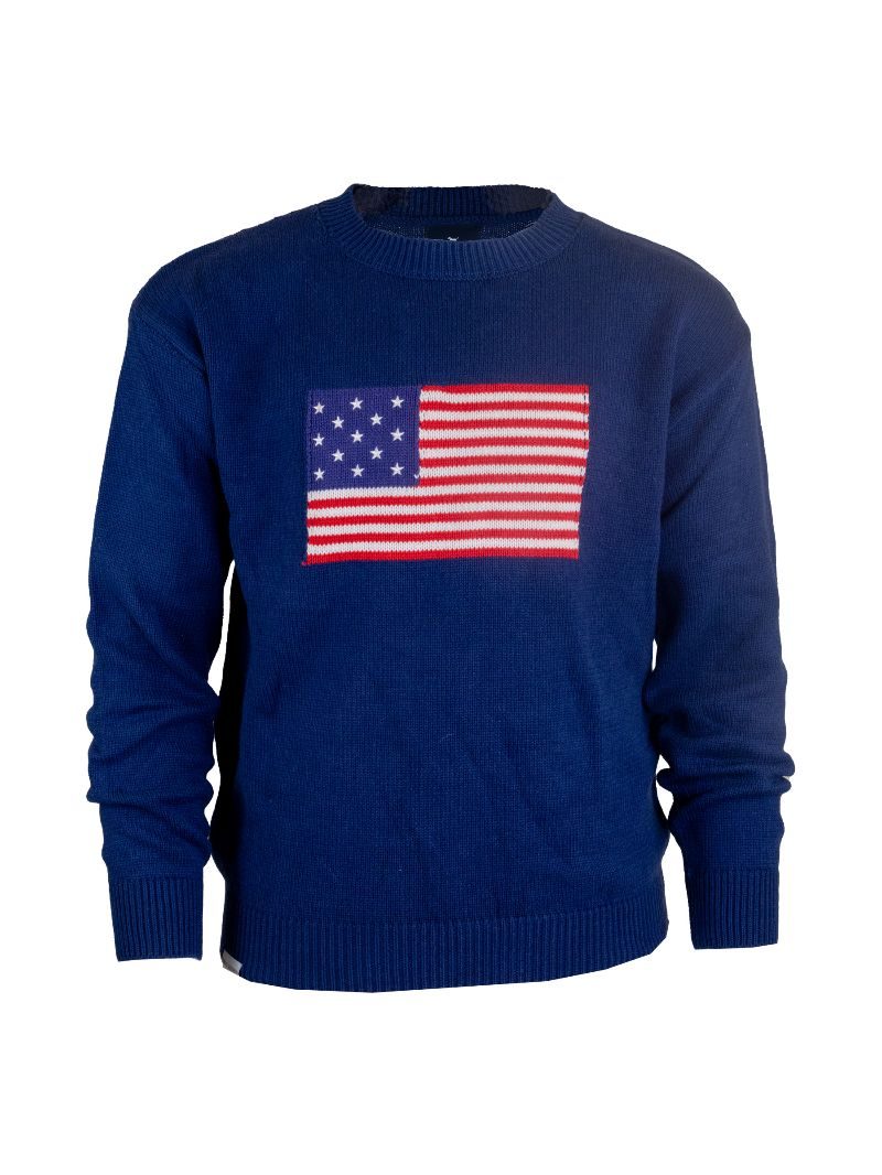 Simply Southern Classic USA Flag Unisex Sweater
