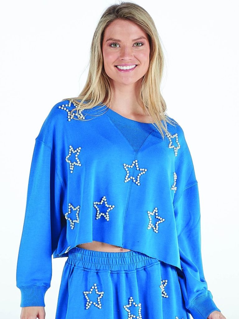 Simply Southern Classic Piper Stars Pullover & Skort