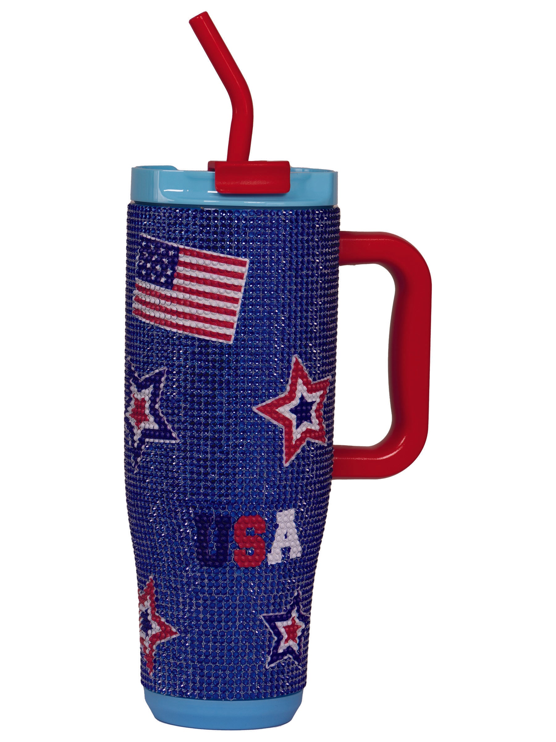 Simply Southern Preppy Patterns Tumbler 40 oz Cup With Straw