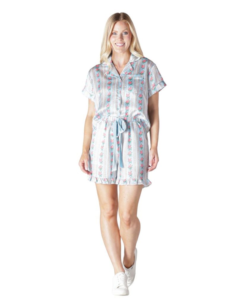 Simply Southern 0126 Soft Silk T-Shirt &amp; Shorts Pj Set