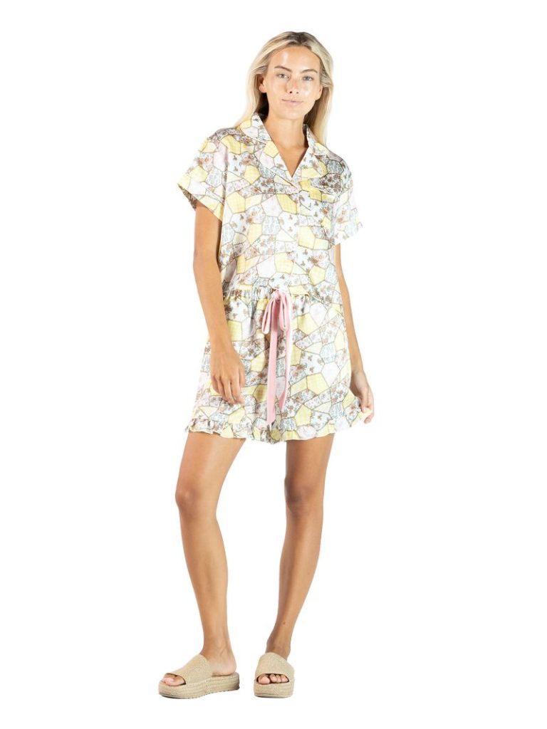 Simply Southern 0126 Soft Silk T-Shirt &amp; Shorts Pj Set