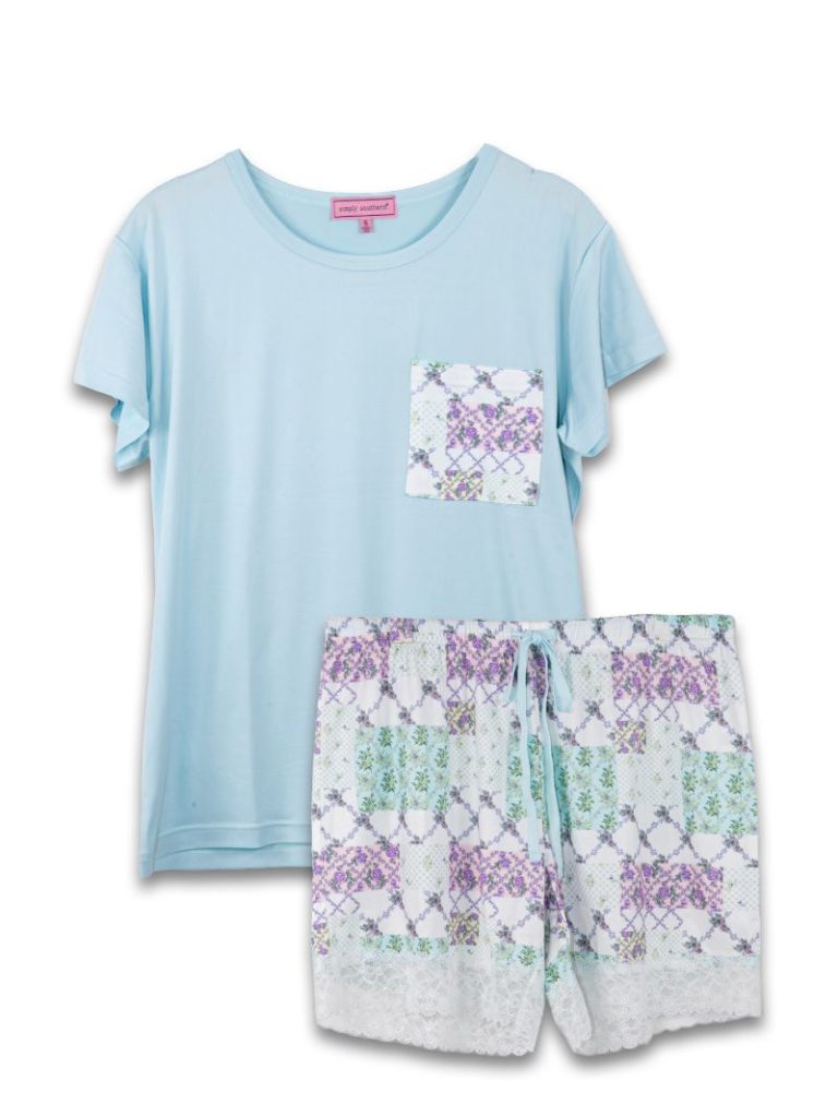 Simply Southern 0126 Soft T-Shirt &amp; Shorts Pj Set