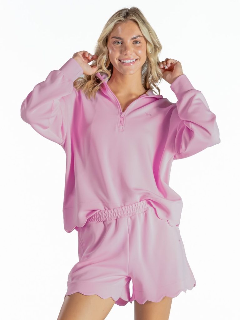 Simply Southern 0126 Scalloped Lounge Shorts