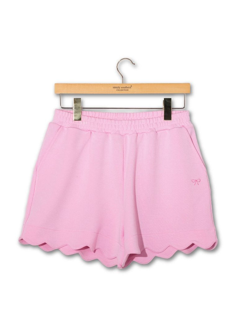 Simply Southern 0126 Scalloped Lounge Shorts