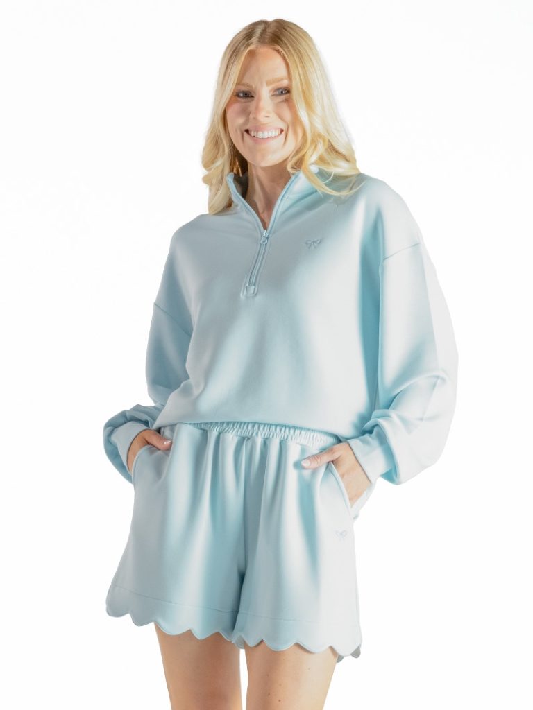 Simply Southern 0126 Scalloped Lounge Shorts